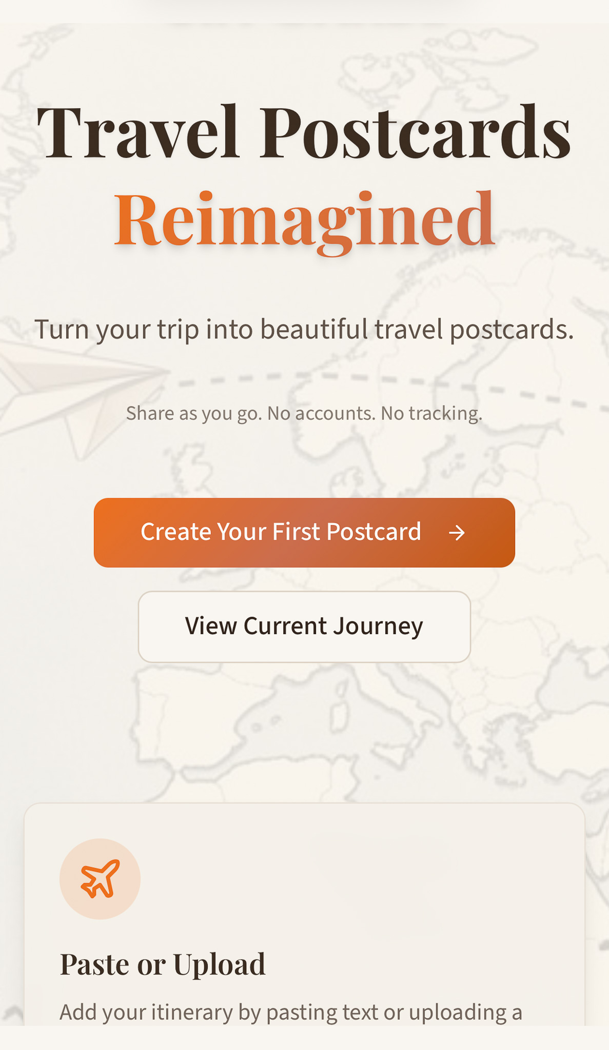 App landing page v1